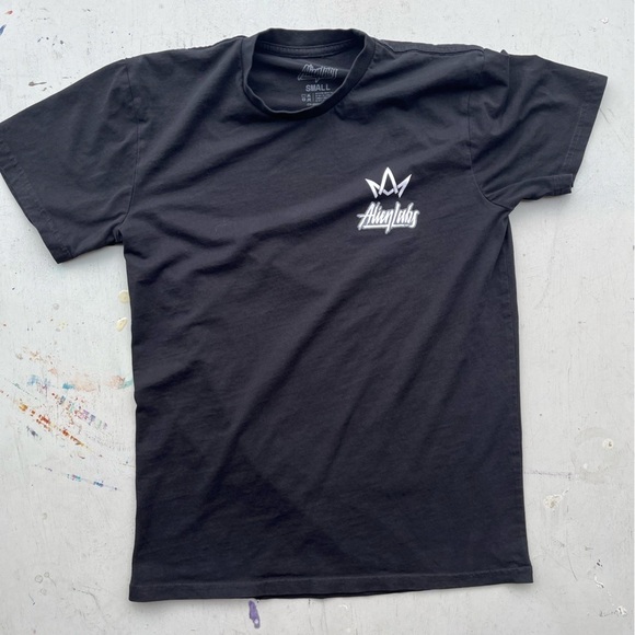 Men's AlienLabs T-Shirt Black Third Eye Combine S Streetwear ET City Skateboard - Picture 2 of 12